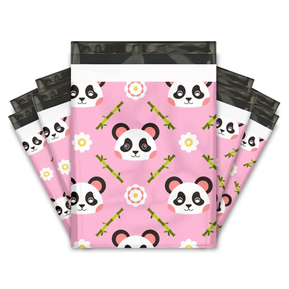 25 10X13 Poly Mailers, Pink Panda, Shipping Envelopes, PRICE IS FIRM - Picture 7 of 7